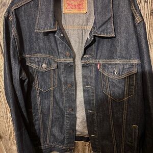 Levi's Men's Dark Denim Jacket Truckers Xl